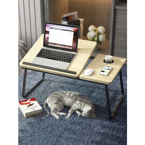 Bed Table Adjustable Desktop Folding Desk Table Small Table Board Dormitory Study Table Lazy Desk Laptop Desk Bay Window