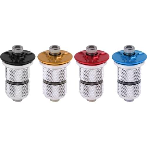 Compression Plug Bike Carbon Fork 1-1/8 Inch Steerer Headset Top Cap Compressor Plugs Bolt Fit 22.8mm - 25.2mm Tube