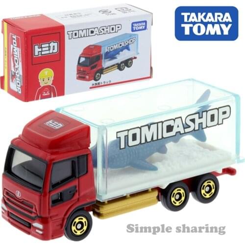 Takara Tomy Tomica Shop Limited Nissan Diesel Quon Aquarium Truck Car Hot Pop Kids Toys Motor Vehicle Diecast Metal Model New