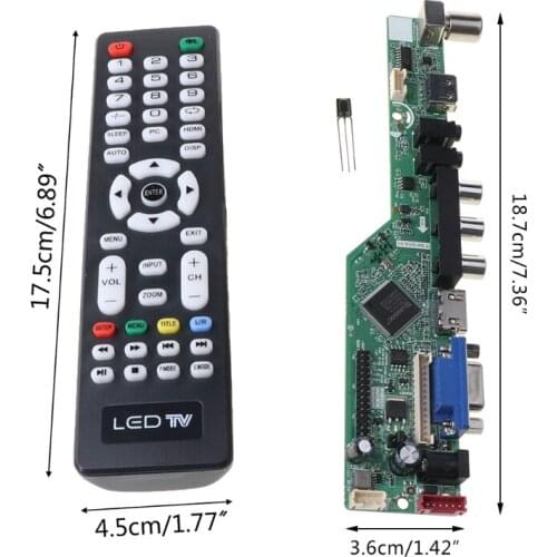 Universal LCD Controller Driver Board Kit V29 AV TV VGA USB Interface 203B
