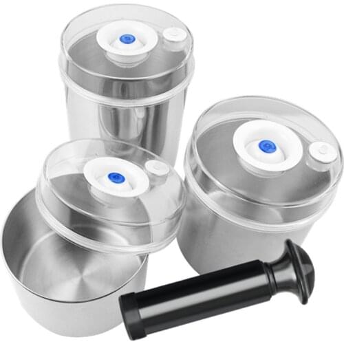 Vacuum Food Container for Vacuum Sealer Fresh Keeping Storage Bottles Jars Large Capacity Coffee Canister Kitchen Accessories