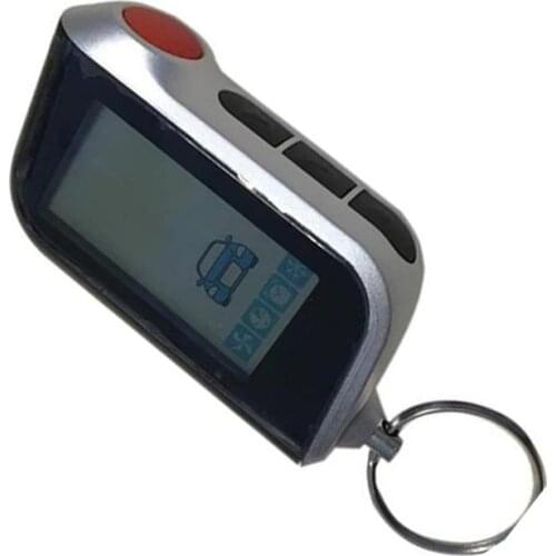 A93 Vertical LCD Remote Control Keychain for Russian Starline A93 Two Way Car Burglar Alarm System Key chain Fob