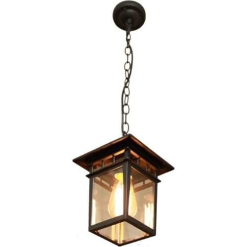 Waterproof Outdoor Pendant Lamps Courtyard Garden Balcony Europe Type Ceiling Lamp Pendant Drop light Cafe Bar Loft Lamp
