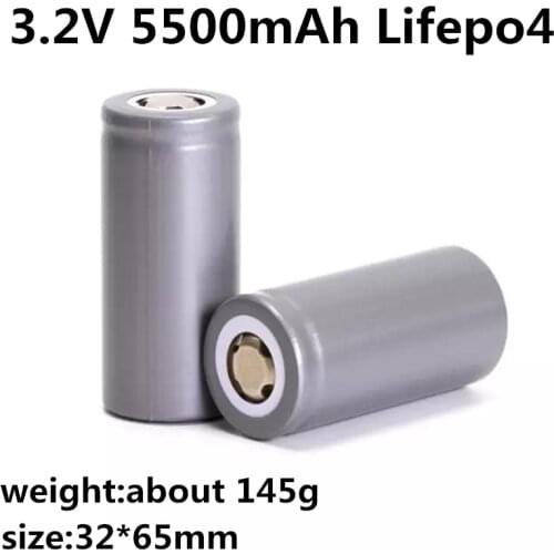 High quality 3.2V 5500mAh Lifepo4 Rechargeable Batteries for Solar Garden Light electric vehicle battery smart robot