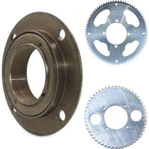 Rear Sprocket 47cc 49cc Mini Dirt Bikes Motorcycle Electric Scooter Rear Free Wheel Non Tooth 4 Holes Clutch Bearings