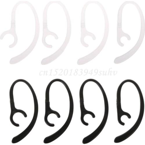 1 Pair Anti-lost Soft Bluetooth Earphone Earhook Clip Headphone Stand Sport Headset Ear Hook Clamp Holder EarLoop Wings