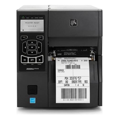 Zebra ZT410 203dpi/300dpi/600dpi USB advanced Industrial direct thermal transfer barcode label Printer