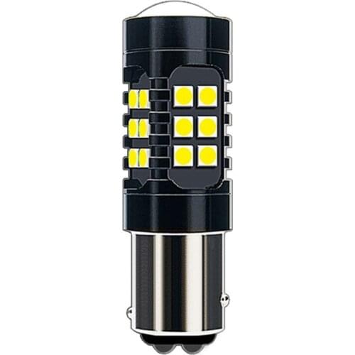 100pcs 1157 BAY15D P21/5W 1200Lm 27 SMD 3030 LED Car Tail Bulb Parking Lights Brake Lamp Auto Daytime Running Light Turn Signals