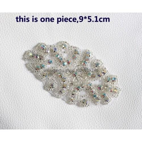 20pcs/lot wholesale AB crystal fashion rhinestone applique dress trims for women dress shoes boots headdress embellishments