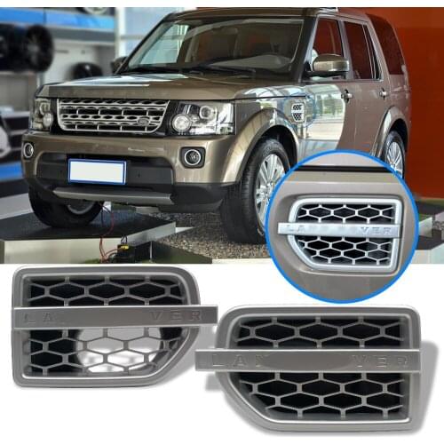 Car auto parts tuning air vent side vents grill 1pair left and right ABS for Land rover Discovery parts
