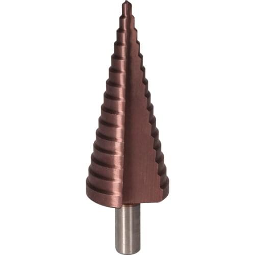 KKmoon Step Drill Bit 15 in 1 High Speed Steel Drill 4 to 32mm for Sheet Aluminum Iron Metal Stainless Steel Wood Hole Drilling