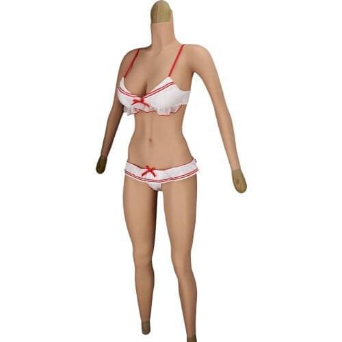 KnowU Full Bodysuit Crossdress Silicone Breast Form C/E Cup Boobs Transgender Drag Queen трансвестит Transgénero транссексуалов