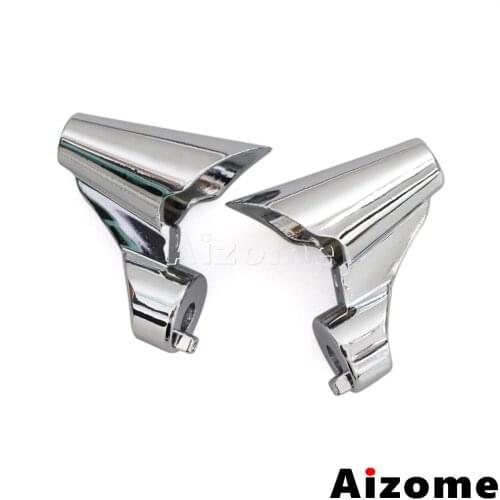 Chrome Motorcycle Front Turn Signals Indicator Light Relocation Kit For Harley Sportster XL1200X Forty Eight 2011-2015