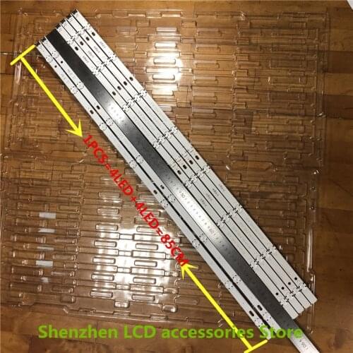 New 30pieces/lot 8LEDs 850mm LED backlight strip for LG 43LH604V 43LH60_FHD_A Type Innotek 16Y 43inch FHD_LED_ARRAY UF64_UHD_A