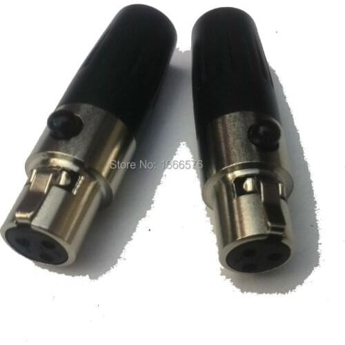 Wholesale 50 pcs/lot Mini XLR 3-Pin Male Cable Inline Plug Large-103