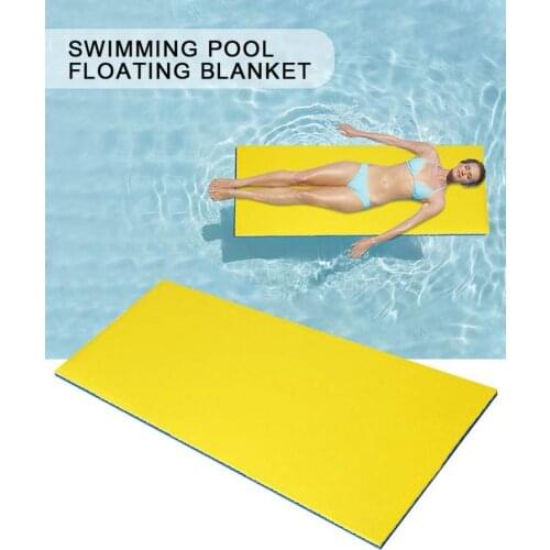 Floating Mat For Swimming Pool Entertainment XPE Floating Bed Water Blanket Soft Mat Beach Floating Carpet For Entertainment