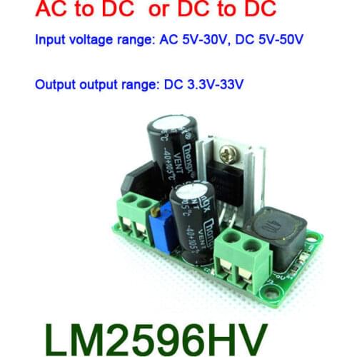 LM2596HV AC/DC to DC Buck Step Down Converter Power Supply Voltage Regulator Module 3.3V 3v 5V 9V 12V 15V 19V 24V new
