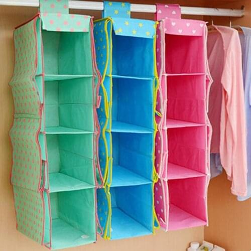 Large capacity dustproof bag storage hanging box wardrobe drawer clothes cabinet living room multi-function house Storage