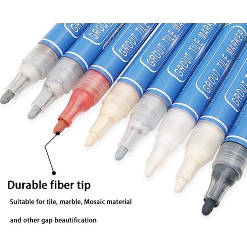 Home Tile Grout Pen Refill Wall Grout Refresher Marker Water Resistant Instant Repair Anti Mould for Kitchen Bathroom