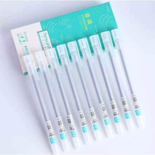 3Pcs/set Japanese Ballpoint pen 0.5 mm Black Blue Pen student Exam Signature pens for Writing School Office Stationery Supplies