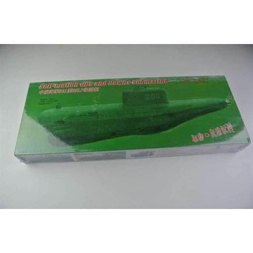 1:300 Scale Warship Self-motion Ups And Downs Submarine Plastic Assembly Model Electric Toy XC80919