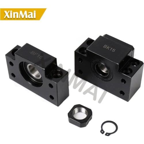 Ball screw Support BK25 BF25 to match ball screw 25mm SFU2505 SFU2510 ballscrew end support BK20 BF20 BKBF20 1set