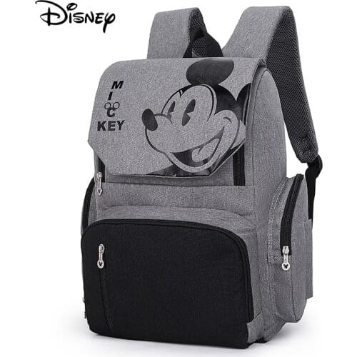 Disney Mommy Bag Mickey Mouse Baby Bags for Mom Pink Minnie Mouse Bebes Diaper Bag Backpack Stroller Bag Handbags