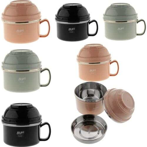 Thermal Lunchbox Insulated Bento Food Container Stackable 900ML