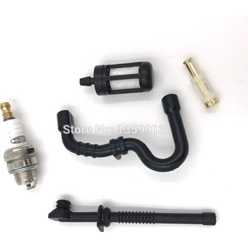 Fuel pipe assy and oil pipe assy and spark plug fit Chainsaw parts MS180 170 018 017 for sale