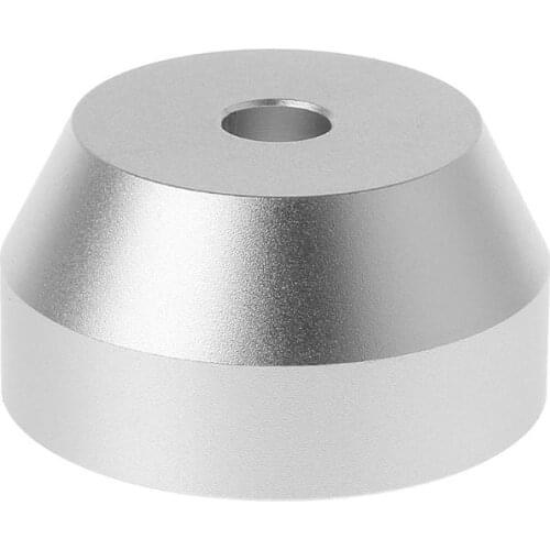 Vinyl Record Dome Adapter Universal 7" 45RPM Turntable Aluminum Silver Accessories Jan-12