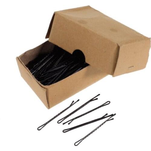 100Pcs Women Invisible Hair Clips Wave Top Pins Grips Salon Barrette Black Styling Tool Hairpin Accessories