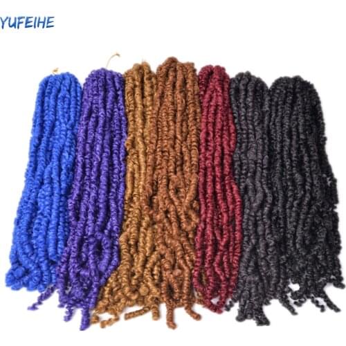 Spring Twist Locs 18Inch Synthetic Hair For Braids Crochet Hair Afro Curls Hair Extension For African Braids Long Passion Twist