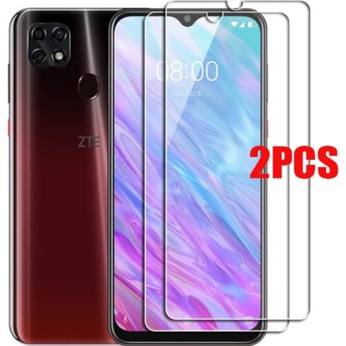 2PCS FOR ZTE Blade A3 A5 A7 2020 2019 Tempered Glass Protective on ZTE 20 Smart V10 Vita Screen Protector Glass Film Cover Case