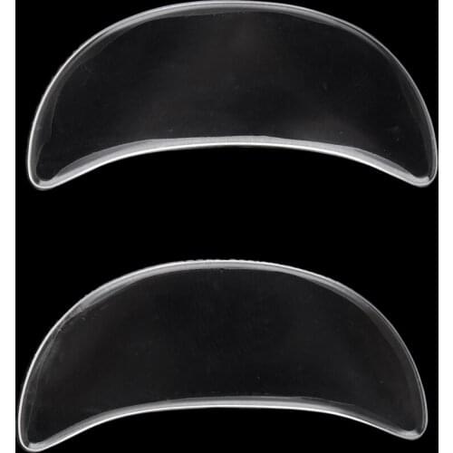 3 Pairs Clear Reusable Anti Wrinkle Eye Face Pad Grade Silicone