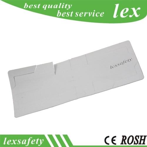 500pcs/lot 98*25mm rfid uhf windshield stickers with knife cut,UHF tamper proof ISO18000 windshield rfid tag