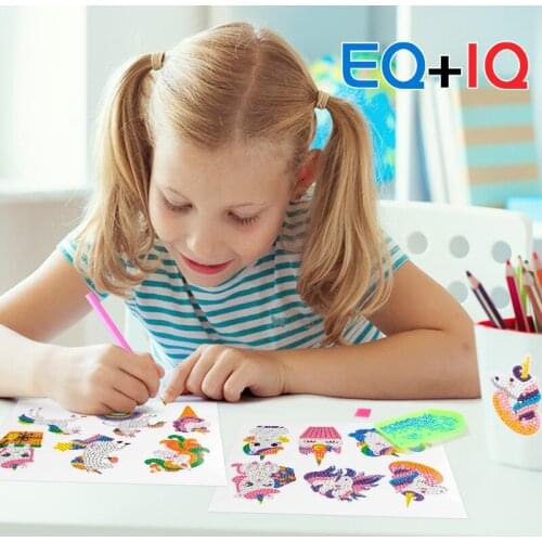 12pcs Unicorn 5D Diamond Painting Rainbow Stick Paint With Diamonds by DIY Art Craft Diy Painting Kit Adults Kids Art Craft