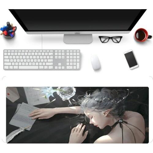 ANIME One Piece Gaming Mouse Pad PC Mousepad with Lock Edge Game Pad Mouse Large Cartoon Rubber Mouse Pad Keyboard Computer Mat