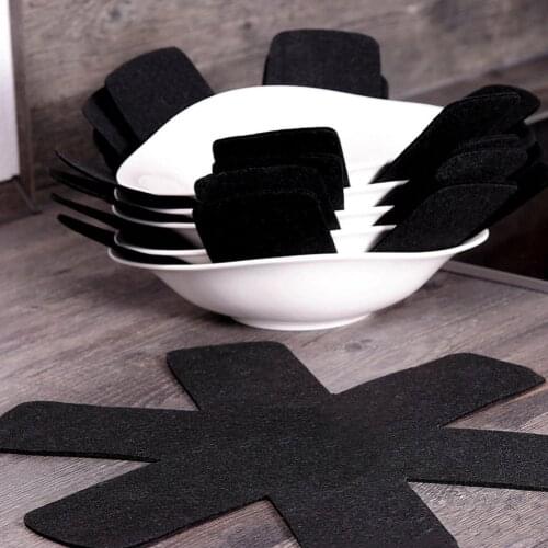 Non-Stick Pot Protectors Coasters Dividers Pad Anti-Slip Pans Separator Protecting Separating Placemat Cookware Tea Coaster Tool