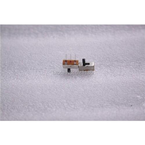 Free Shipping 100pcs SS12F44G4 3 Pin DIP 2 Position SPDT 1P2T Vertical Slide Switch