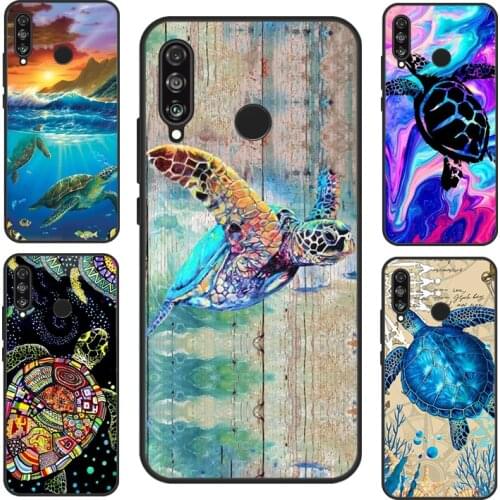 Sea Turtle Case For Huawei P30 Lite P40 P20 Pro P Smart Z 2019 2021 Nova 5T Honor 10 Lite 8X 9X 10i