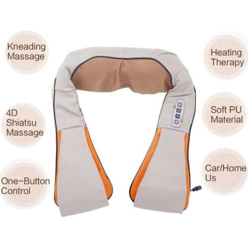 Mini electric neck massager Car Neck blood circulation full body Healthy home appliances blood circulation full body shiatsu