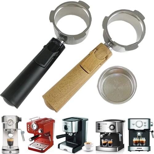 51mm bottomless filter coffee machine accessories domestic coffee machine accessories bracket handle hollow handle