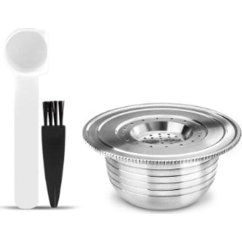 HAEGER-Compatible for BIALETTI Reusable Coffee Capsules Stainless Steel Filter Capsule Shell