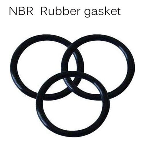 CS3.5mm line dia OD58/60/62/63/65/67/68/70/75/80mm outer dia NBR Nitrile rubber O-Ring seal o shape pipe tube fuel oil gasket