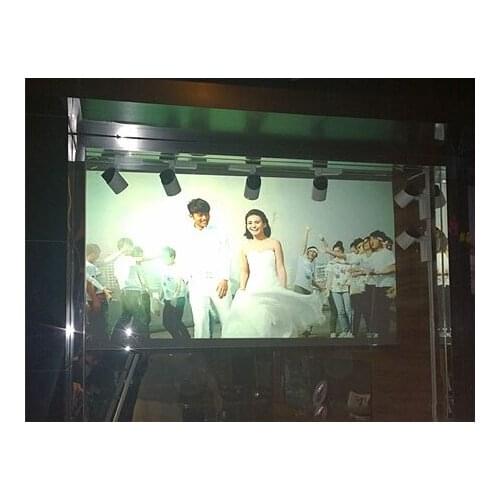 Low price for High Contrast Rear Projection film dark gray rear projection foil for advertising,1.524m*0.6m