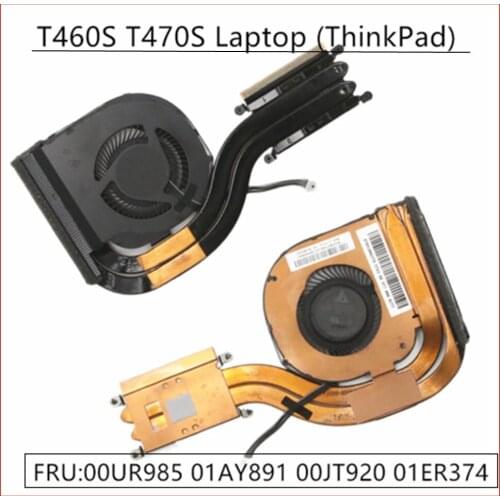 For Lenovo Thinkpad T460S T470S Cooling Heatsink and Fan FRU 00UR985 01AY891