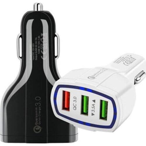 Pd Car Charger Qc3.0 Car Charger Dual USB Multi-Port 3.0 Fast Charging Car Charger 5V3A18W Car Mobile Phone Charge