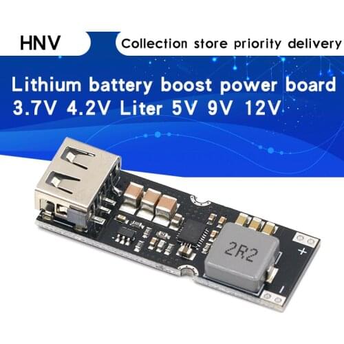 Single Cell Lithium Battery Boost Power Module Board 3.7V 4.2V Liter 5V 9V 12V USB Mobile Phone QC Fast Charge QC2.0 QC3.0