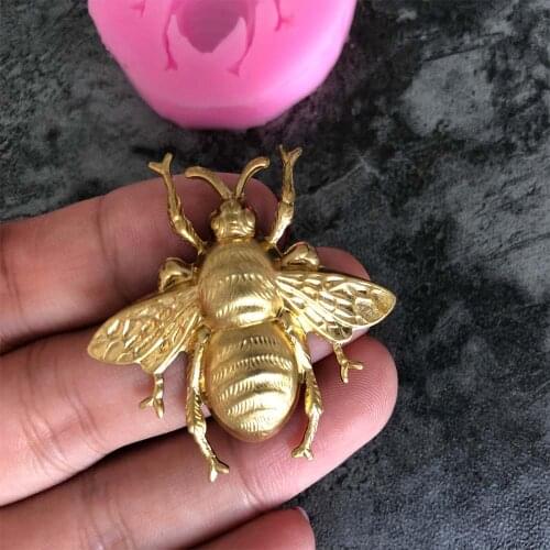 Aouke Honeybee Modeling Silicone Mold DIY Cake Baking Decoration Chocolate Mold Fudge Cake Decoration Honeybee Silicone Mold