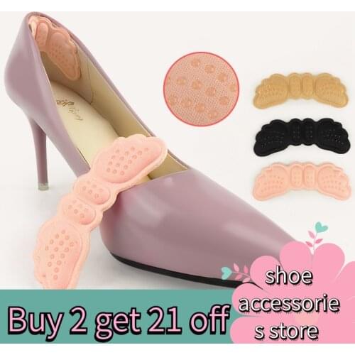 Silicone Gel heel protector soft Cushion protector Foot feet Care Shoe Insert Pad Insole shoes accessories insoles for shoes